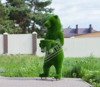 Топиар фигура Медведь с кашпо