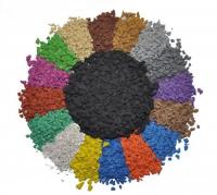 Покрытие спортивных площадок бесшовное, толщиной 10 мм ( цвет терракотовый/ зеленый)