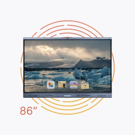 Интерактивная панель AnTouch ANTP-86-20iG2.1/1245U 86", ANDROID 11, 8 Гб / 128 Гб, UltraHD: 3840x2160, 4000:1, 400 лм, Type-С, в комплекте с мобильной стойкой и OPS i5-1245 / 8 Гб / 256 Гб NVME (МЭШ) – №2