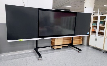 Интерактивная панель с доской ChalkBoard ANTCHB-86-20i/1245U/MS, Android 11, 8+128Gb, OPS i5-1245U, стойка – №3