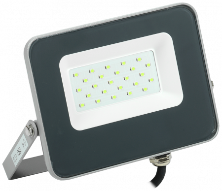 Прожектор светодиодный СДО 07-20G green IP65 серый IEK – №1