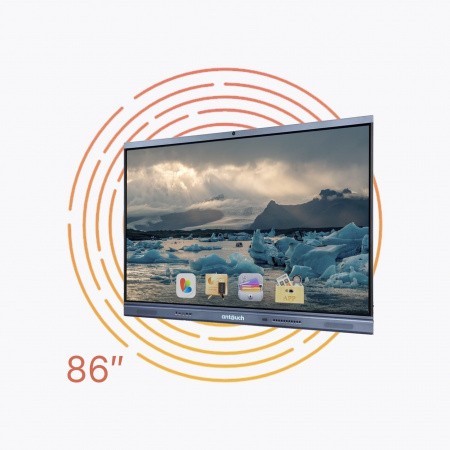 Интерактивная панель AnTouch ANTP-86-20iG2.1/1245U 86", ANDROID 11, 8 Гб / 128 Гб, UltraHD: 3840x2160, 4000:1, 400 лм, Type-С, в комплекте с мобильной стойкой и OPS i5-1245 / 8 Гб / 256 Гб NVME (МЭШ) – №1
