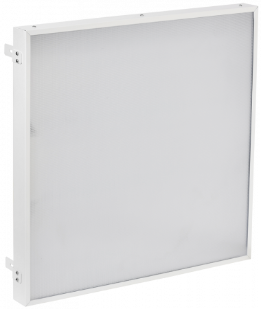 LIGHTING PRO Светильник светодиодный ДВО 2001 40Вт 6500К IP40 588х588мм Грильято призма IEK – №1